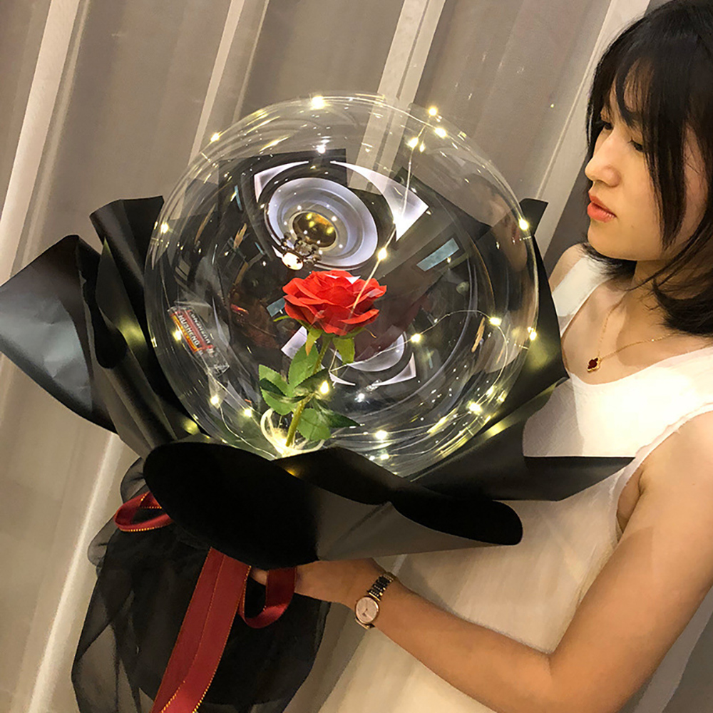 Led Balloon Light - Ballon Rose Valentinstag Bobo Hochzeit Party