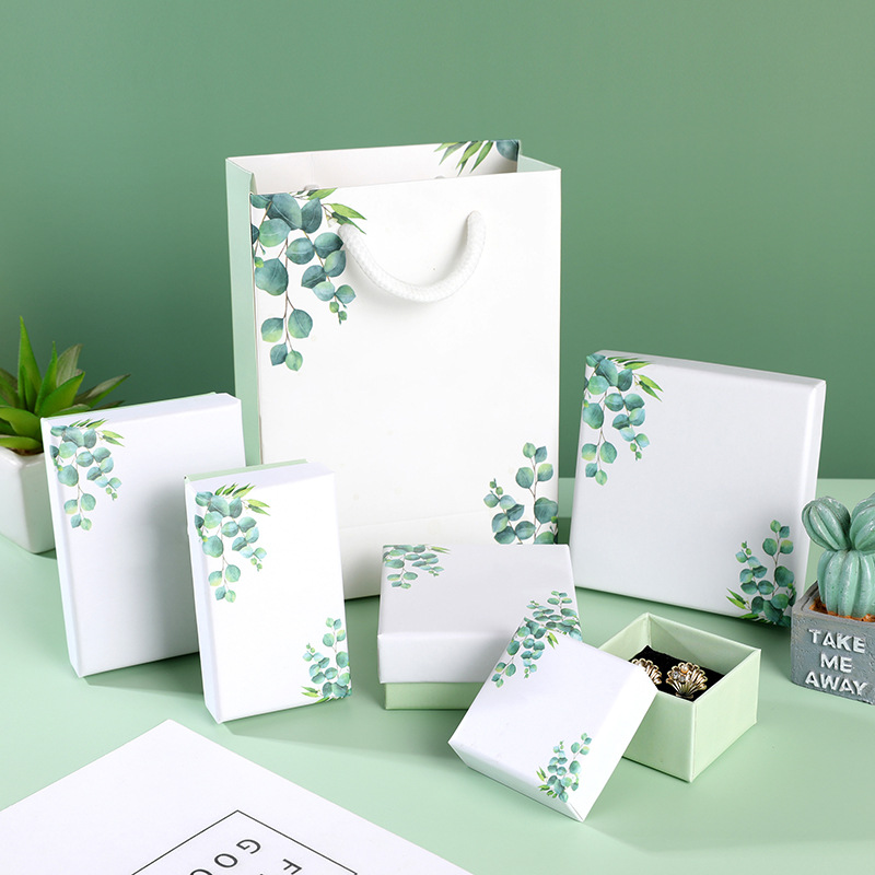 Event Party Shop - Kreative Kleine Frische Blatt Schmuck Shop