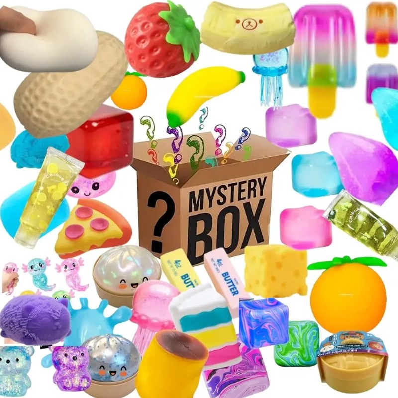 Event Party - 100+ Stück Überraschungsbox-Spielzeug, Neuartige Stressabbau-Figuren, Sortierte