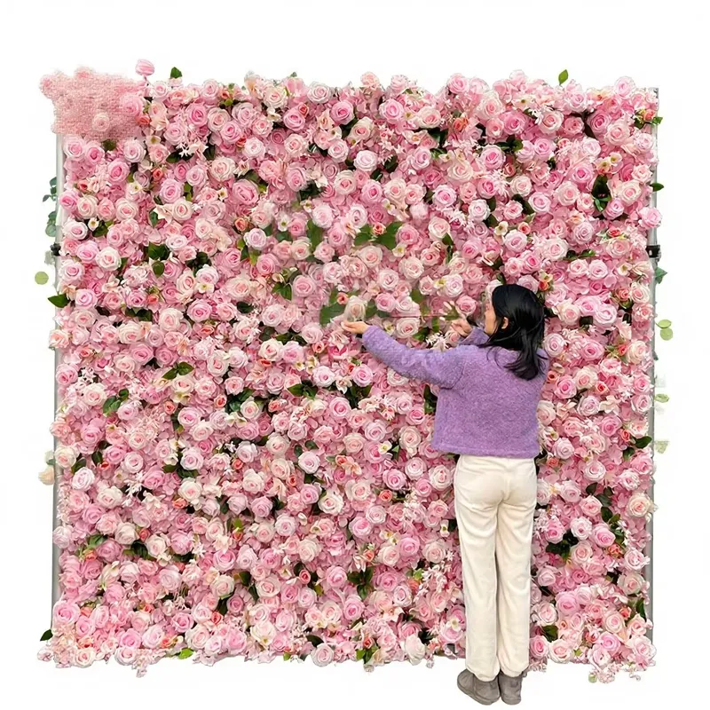 Sunwedding Seiden-Kunstblumenw – Flower Wall Panel Bewertung und Preis