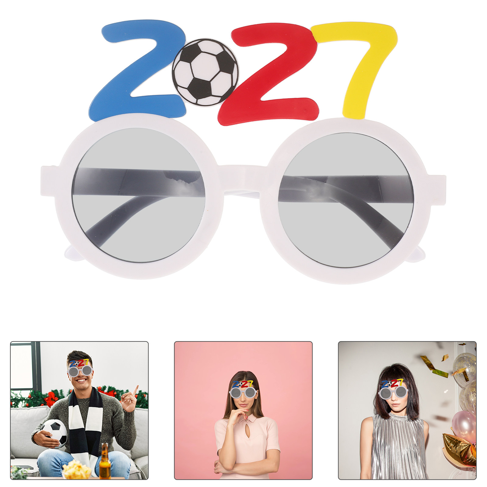 2 Stück 2027 Fußball-Party-Bri – Photo Booth Frame Bewertung und Preis
