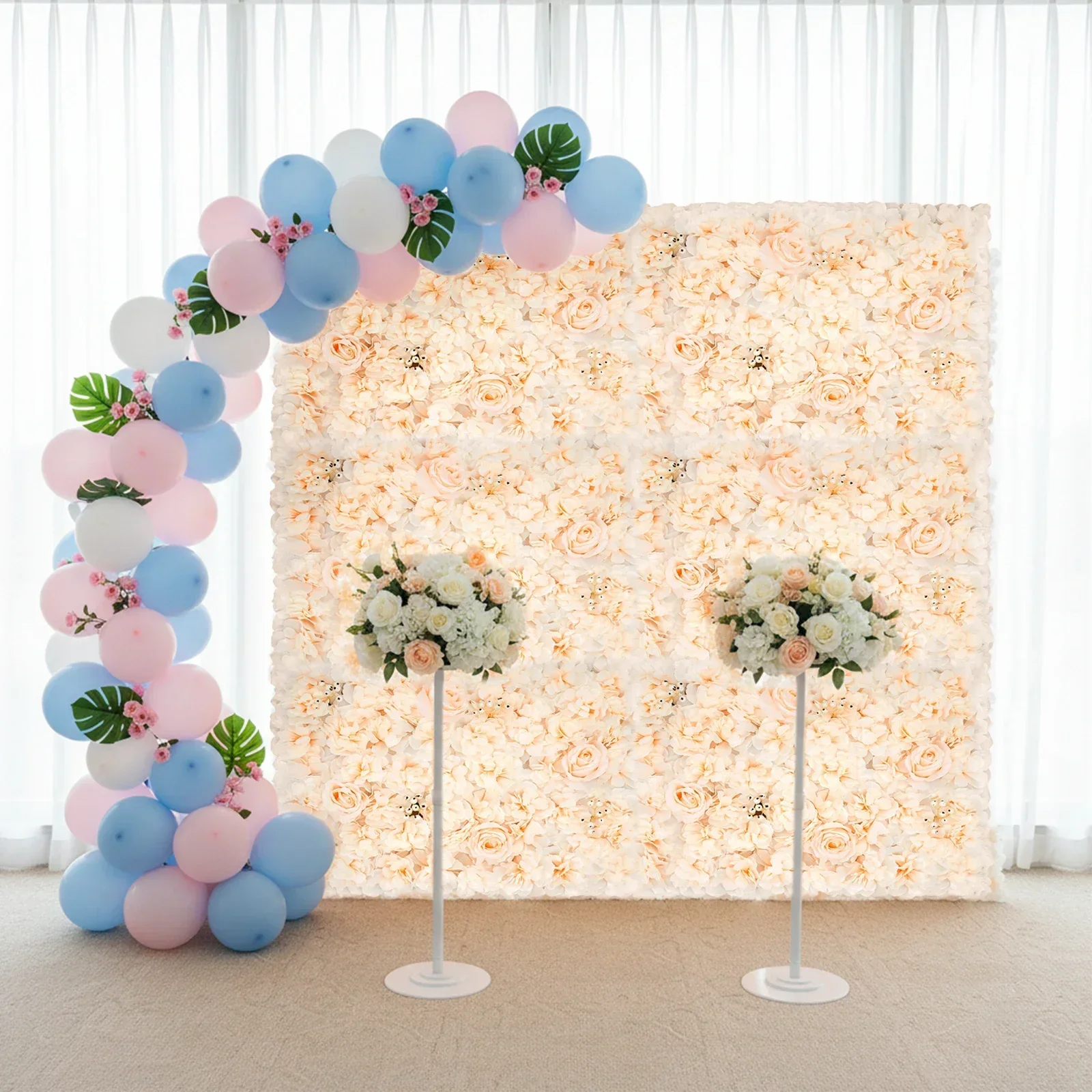 6 Stück 60*40cm Künstliche Blu – Flower Wall Panel Bewertung und Preis