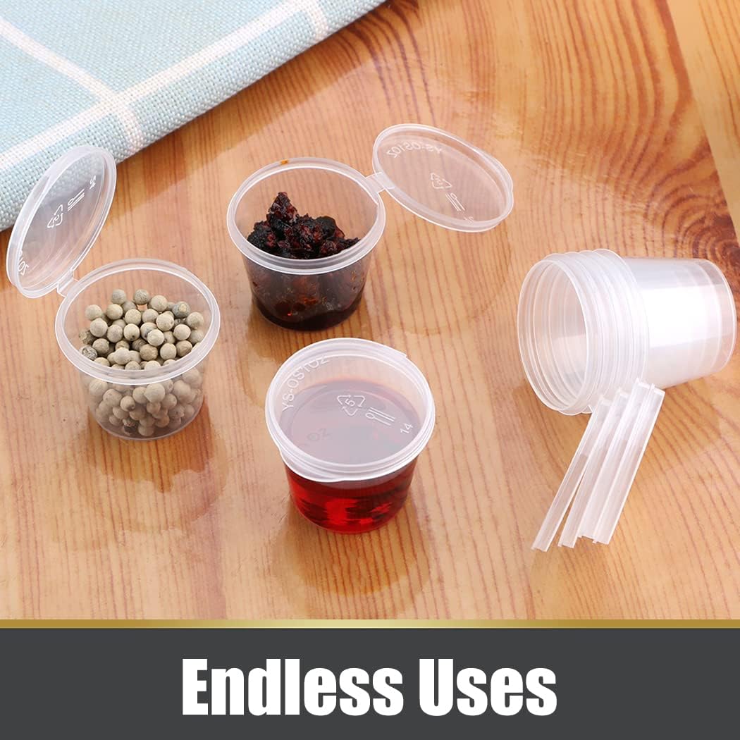 Einweg-Klarsicht-Plastiksaucen – Plastic Cup 50Pcs Bewertung und Preis